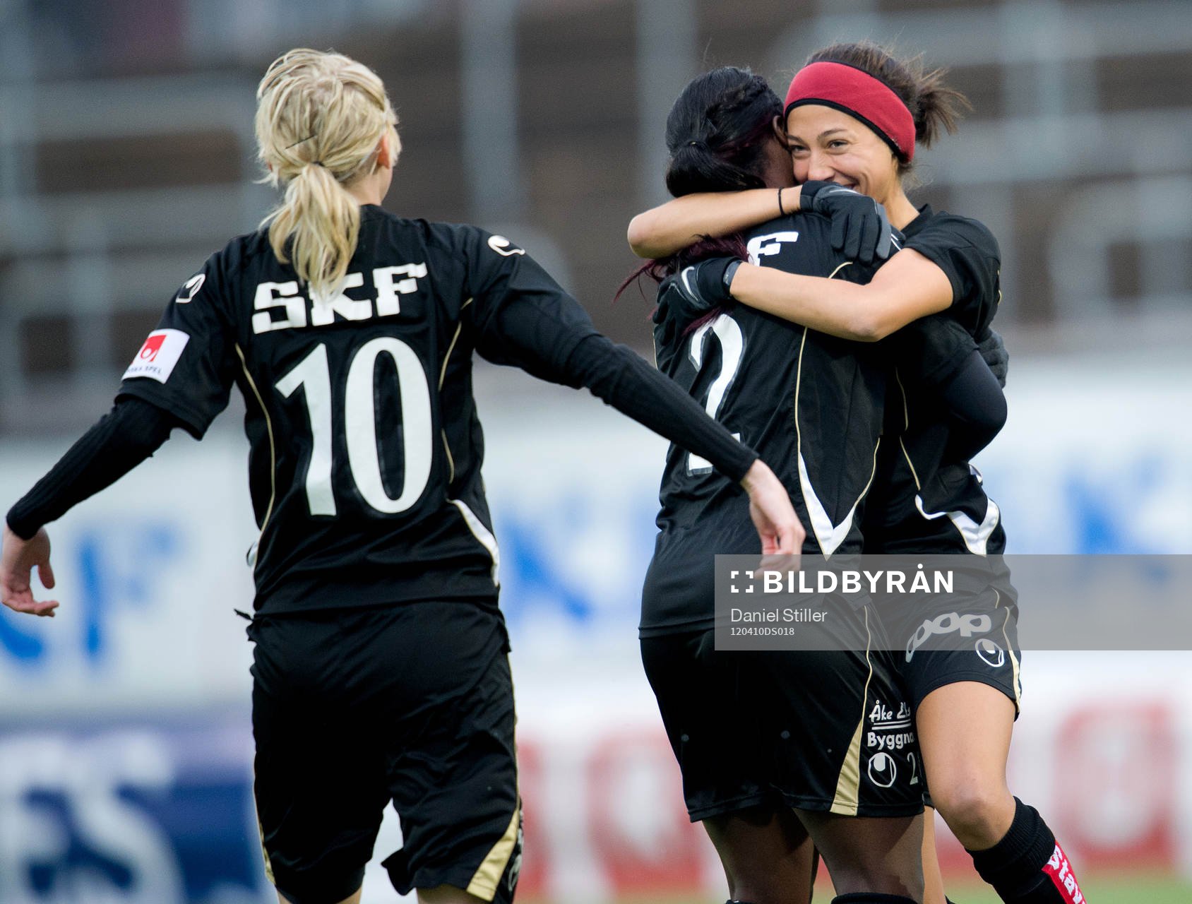  Christen Press, Göteborgs FC, gör 1-0, jubel