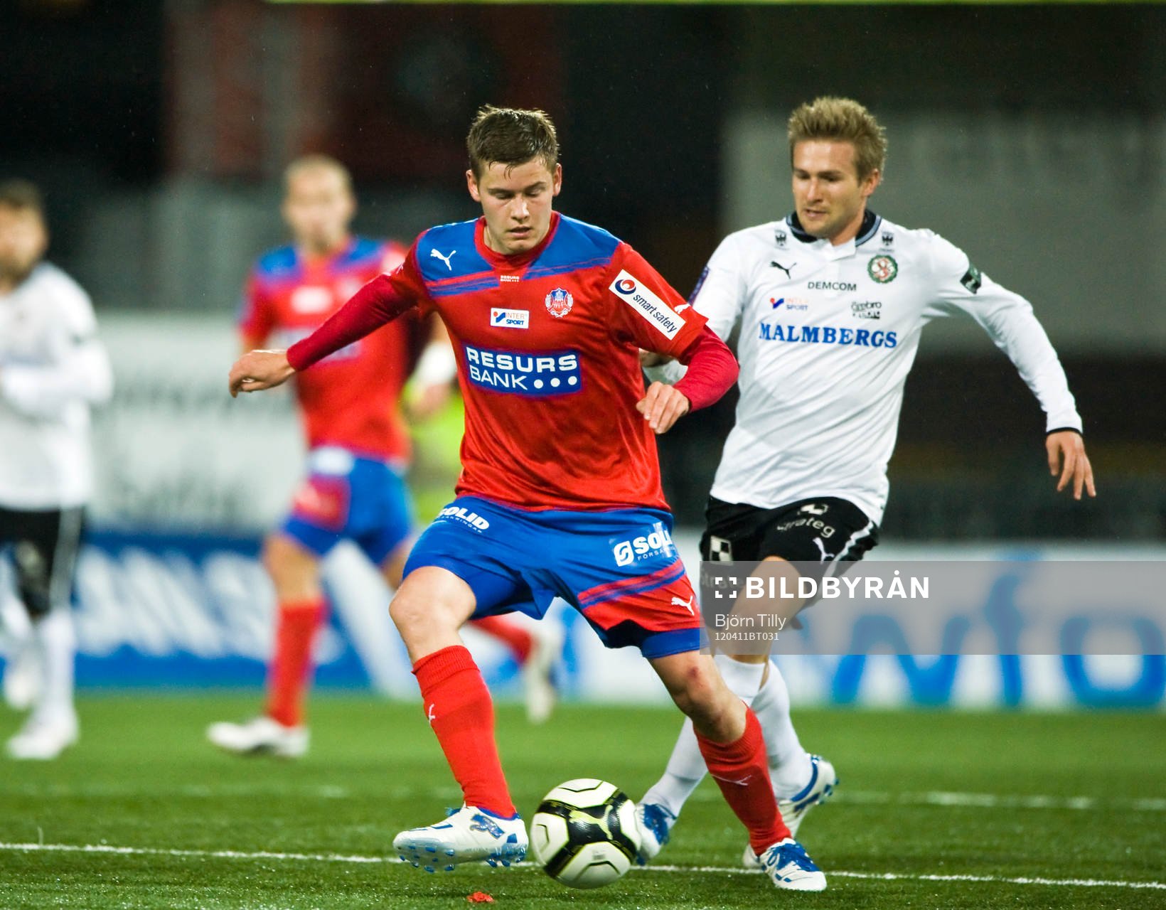 Aldred Finnbogason, Helsingborg och Daniel Bamberg, Örebro