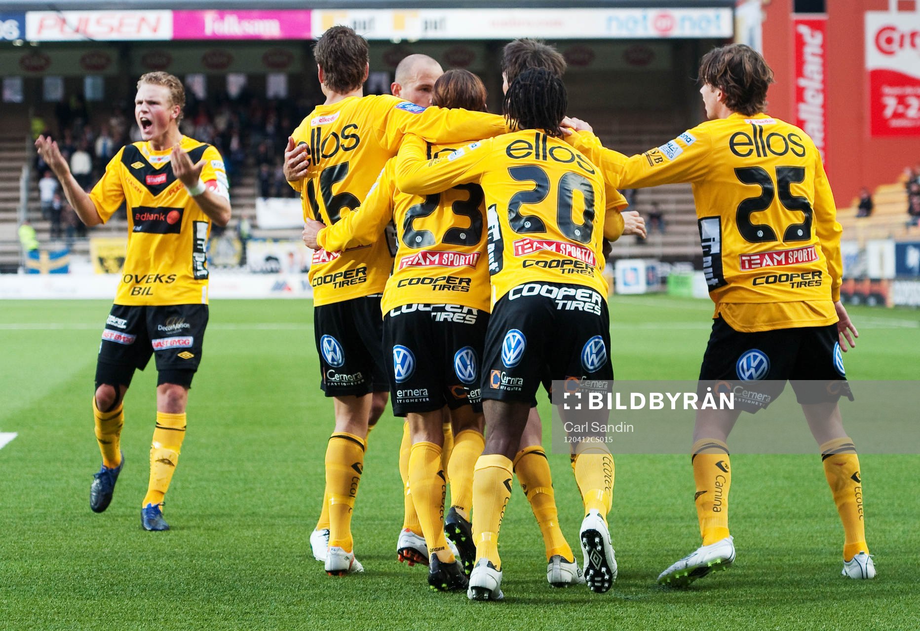 Elfsborg, jubel. Oscar Hiljemark