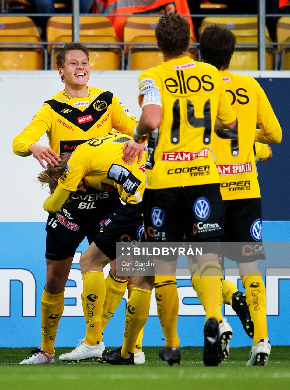 Viktor Claesson, Elfsborg, jubel. 2-0