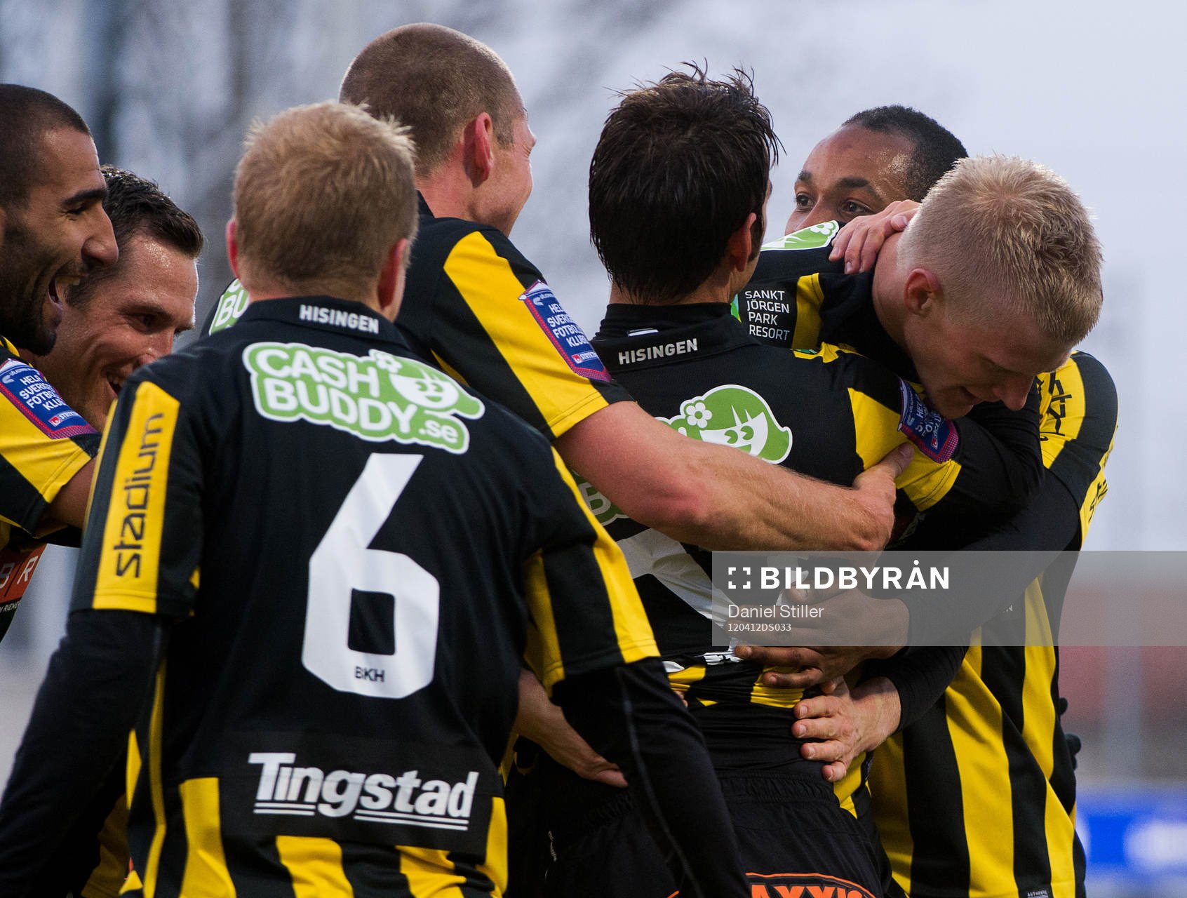 Tom Söderberg, Häcken, gör 2-0, jubel