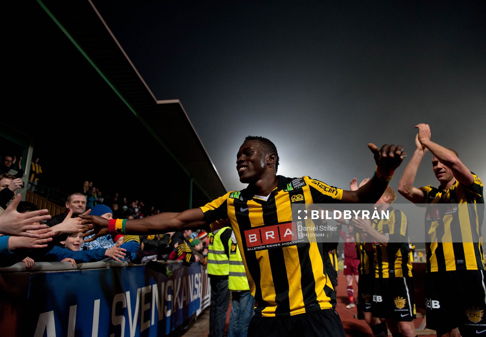 Abdul Majeed Waris, Häcken, tackar publiken