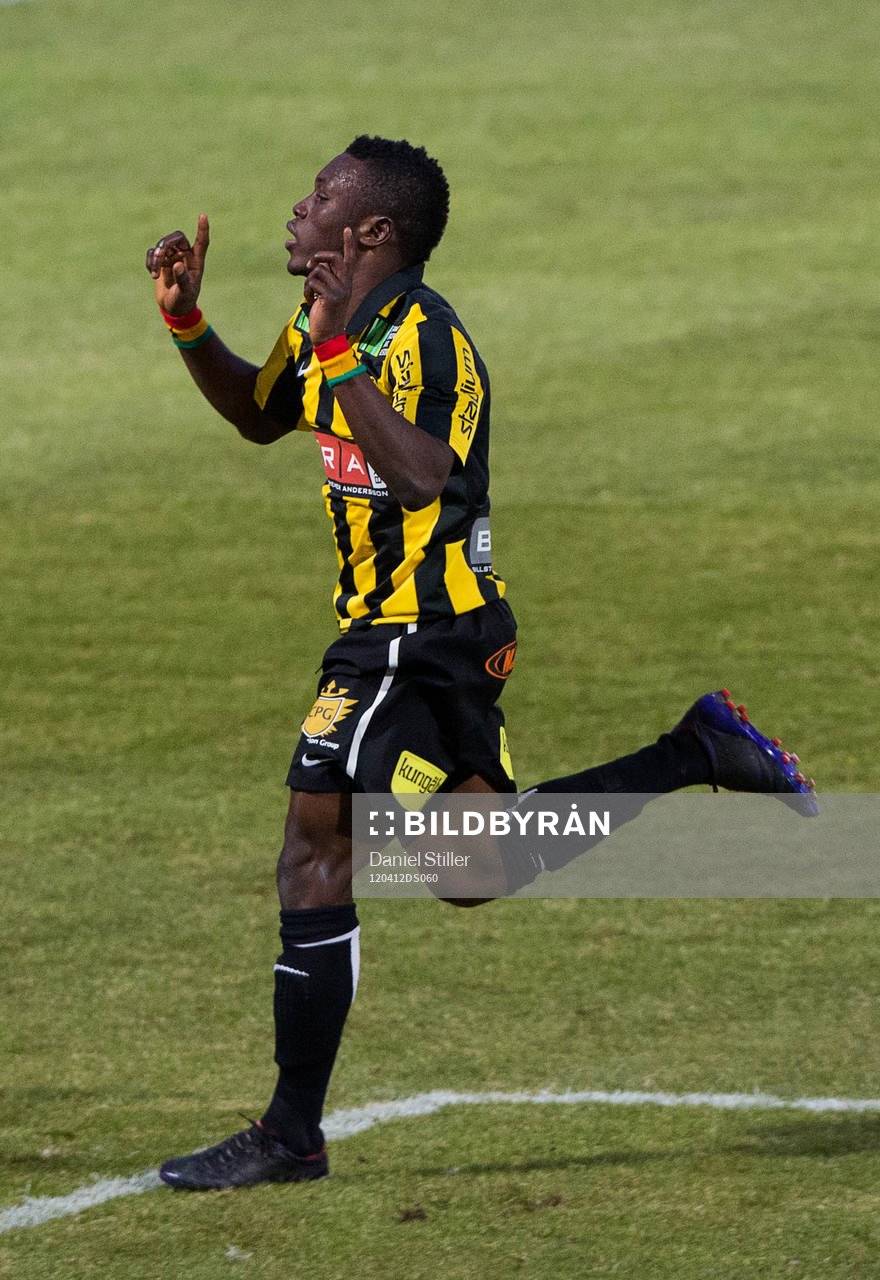 Abdul Majeed Waris, Häcken, jubel