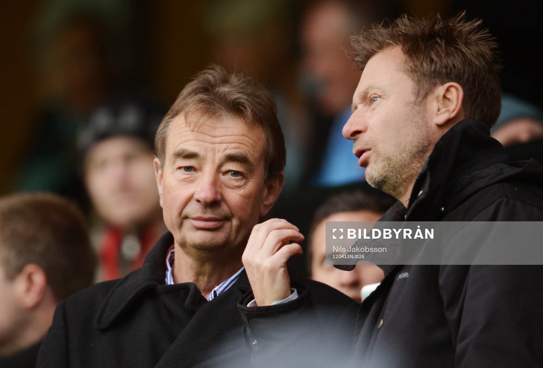 Tom Prahl och Peter Gerhardsson, tränare Häcken på