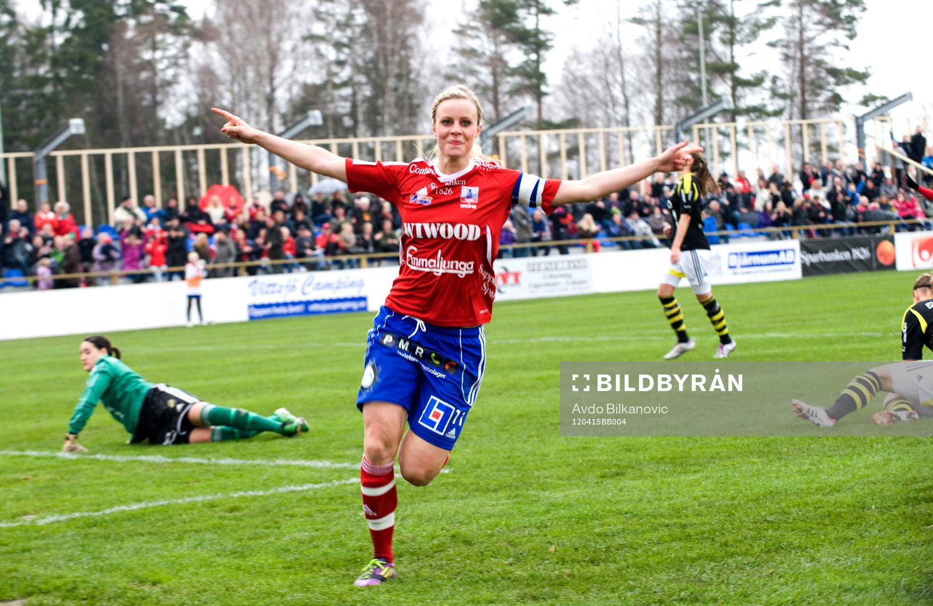  Sofie Andersson, Vittsjö, jubel
