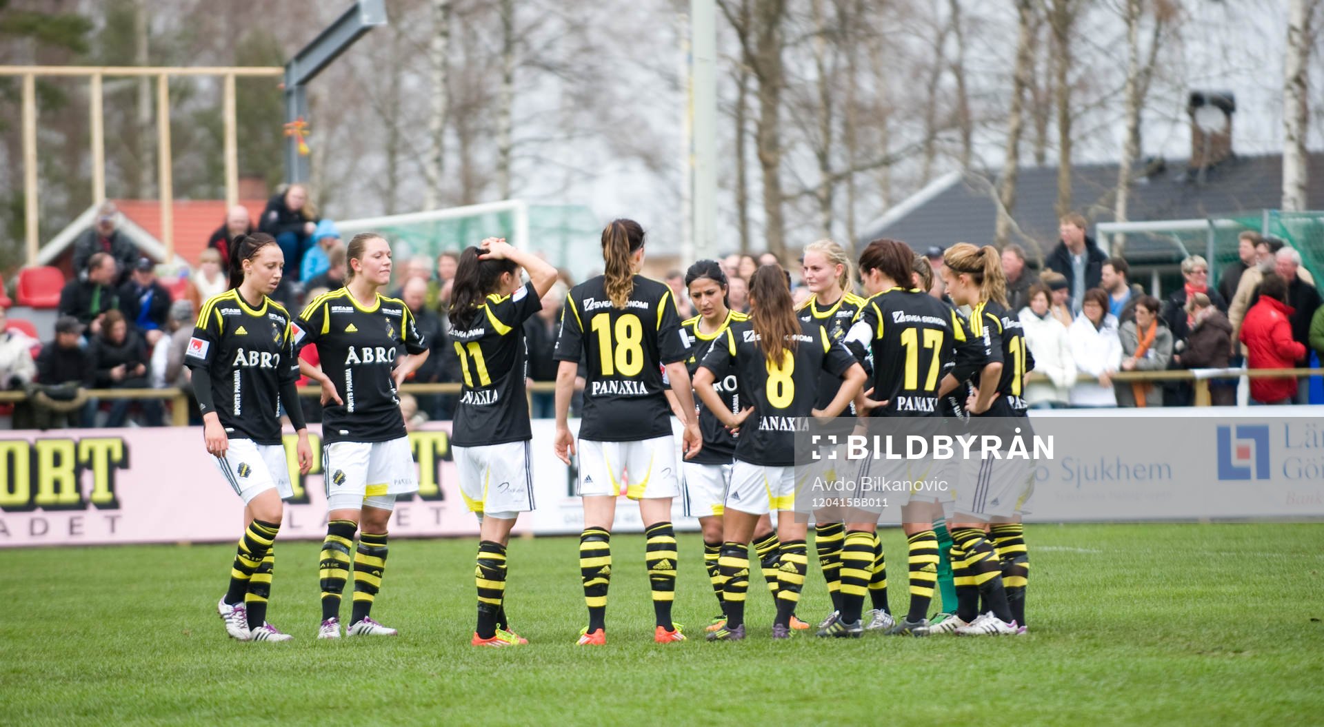 AIK, spelare samlas