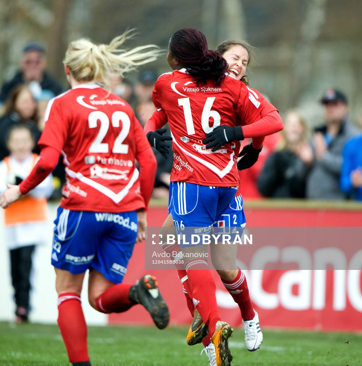   Kendall Fletcher, Vittsjö, jubel