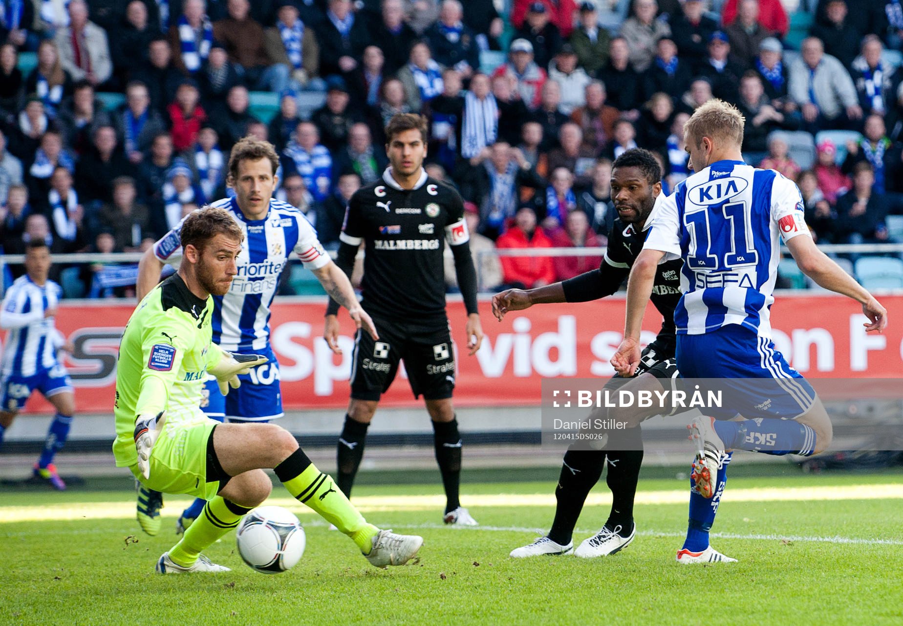Robin Söder, IFK Göteborg, har en bra chans i matchens