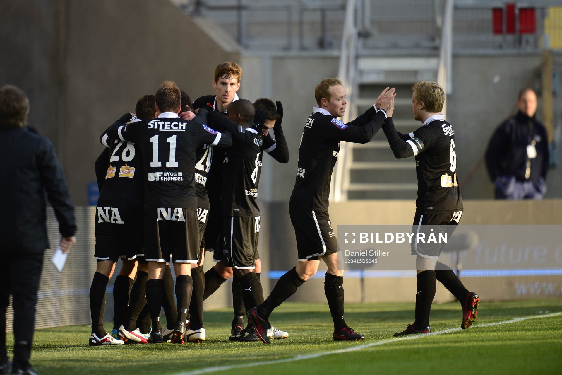 Tobias Grahn, Örebro, gör 2-1. Jubel