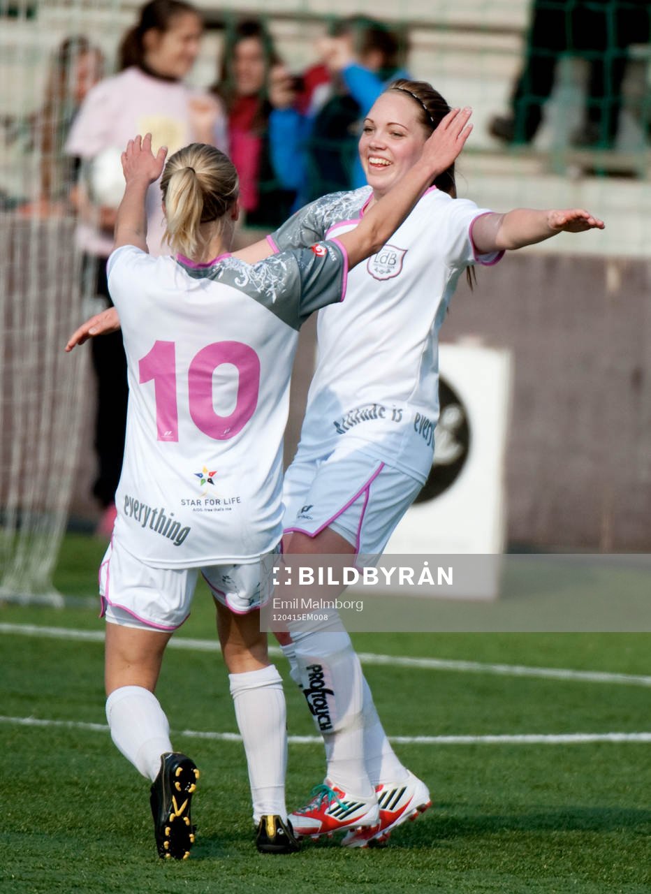 Elin Rubensson, LDB gör 5-2. Jubel