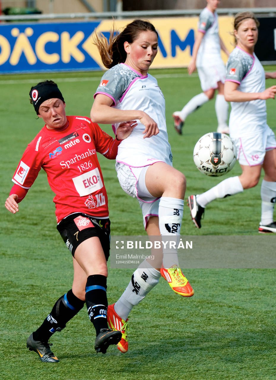 Elin Nilsen, Kristianstad och Sara Björk Gunnarsdottir, LDB