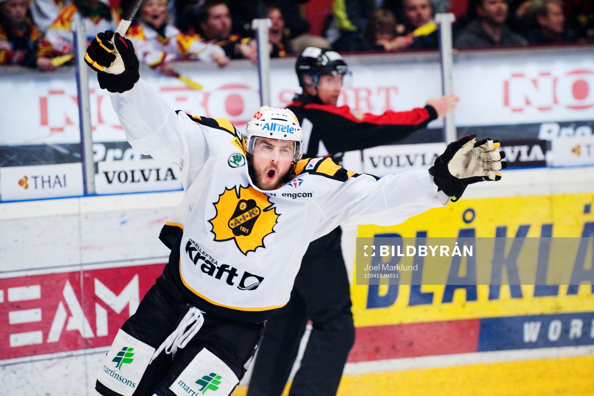 Joakim Lindström, Skellefteå, jubel