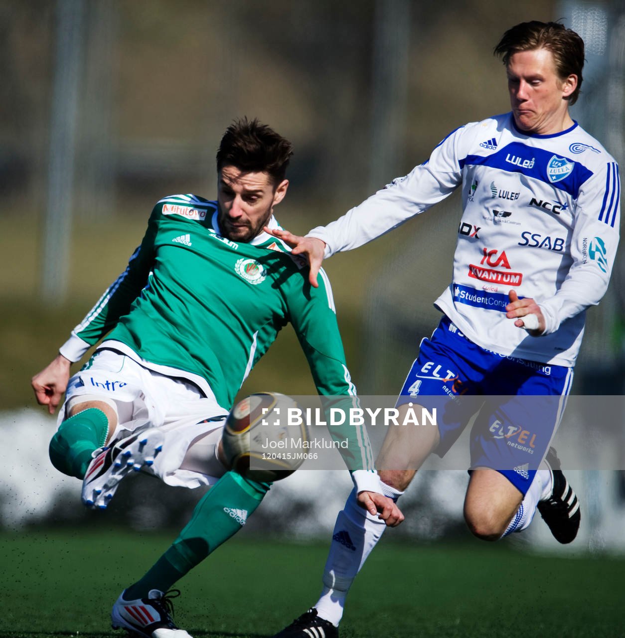 Filip Jägerbring, IFK Luleå, jagar bollen