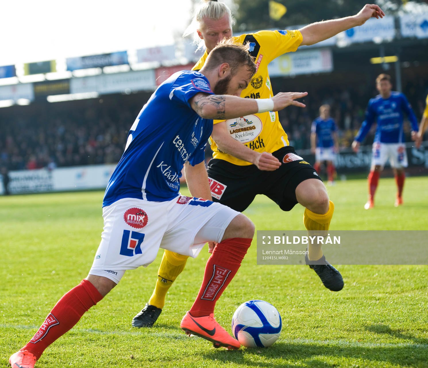  Magnus Eriksson, Åtvidaberg och Robin Cederberg, Mjällby