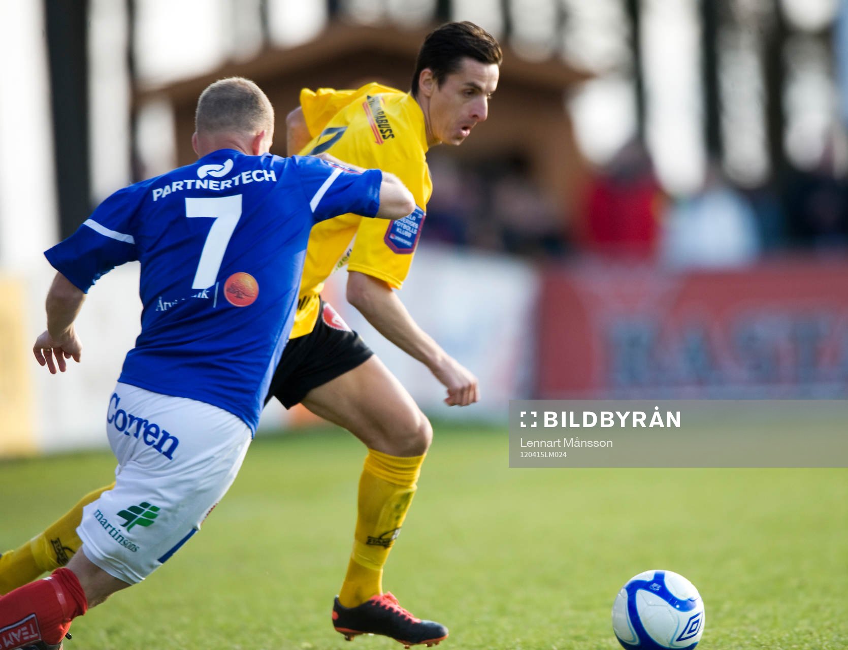 Haris Radetinac, Mjällby, och Kristian Bergström,