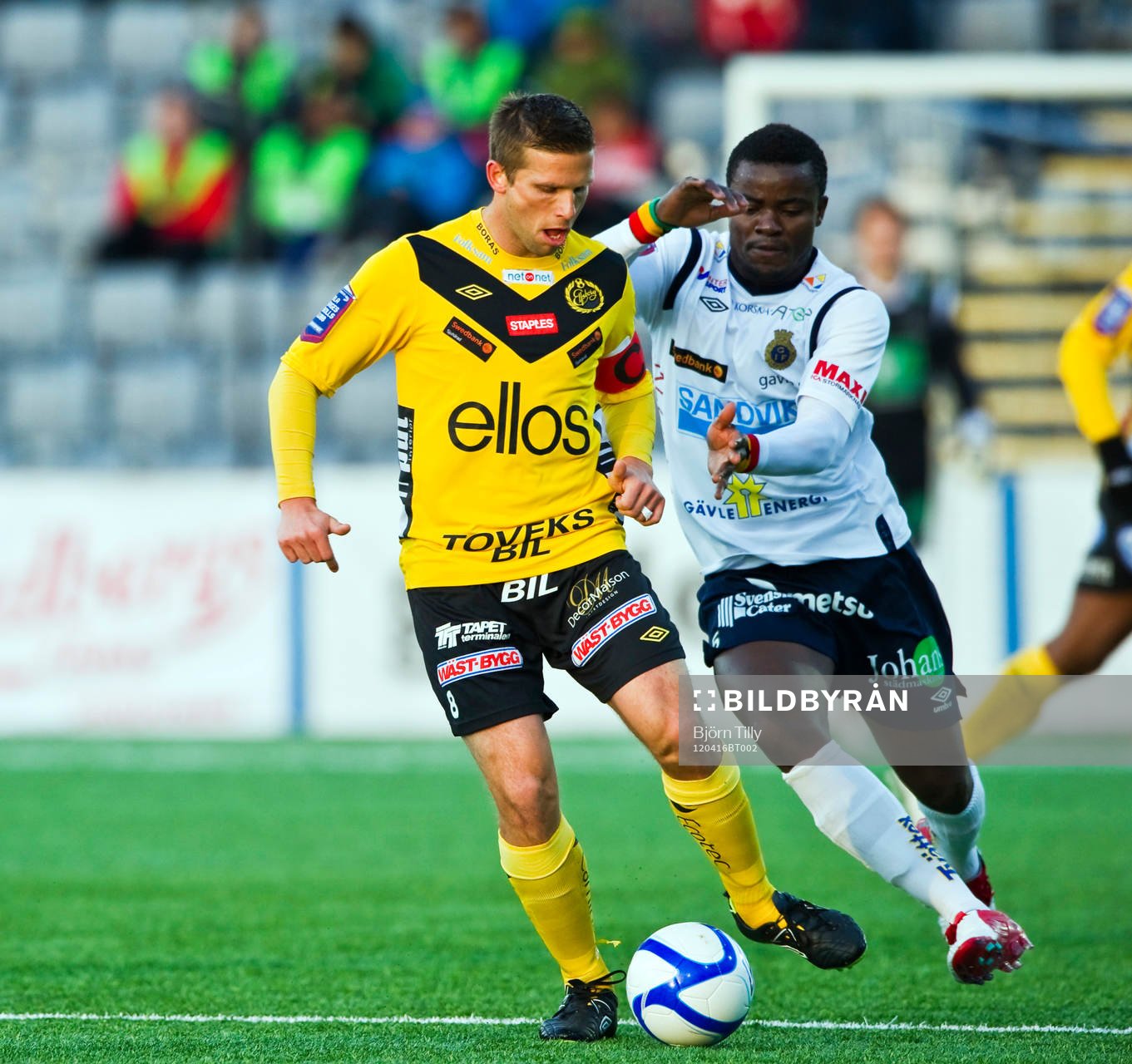 Anders Svensson, Elfsborg och Zakaria Abdullai, Gefle