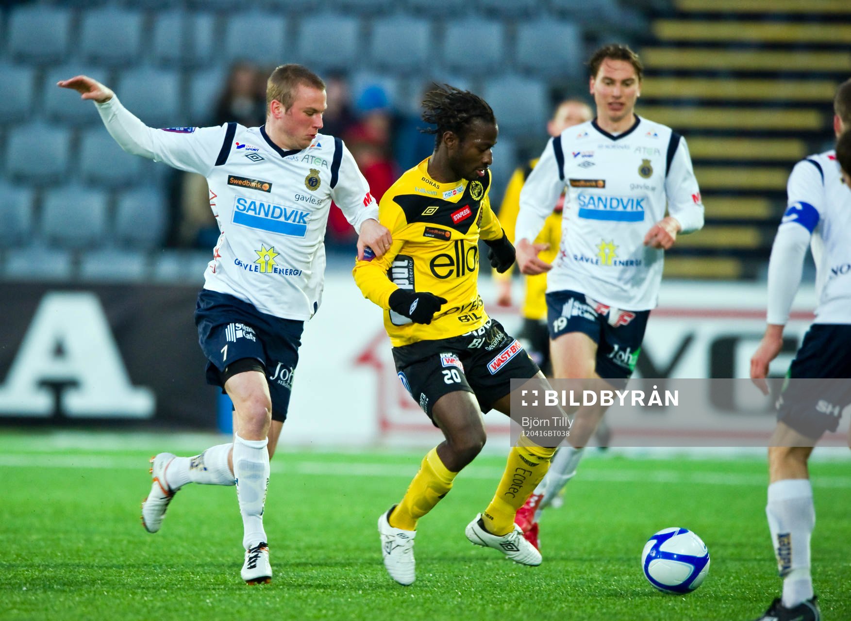 Alexander Faltsetas, Gefle och Amadou Jawo, Elfsborg