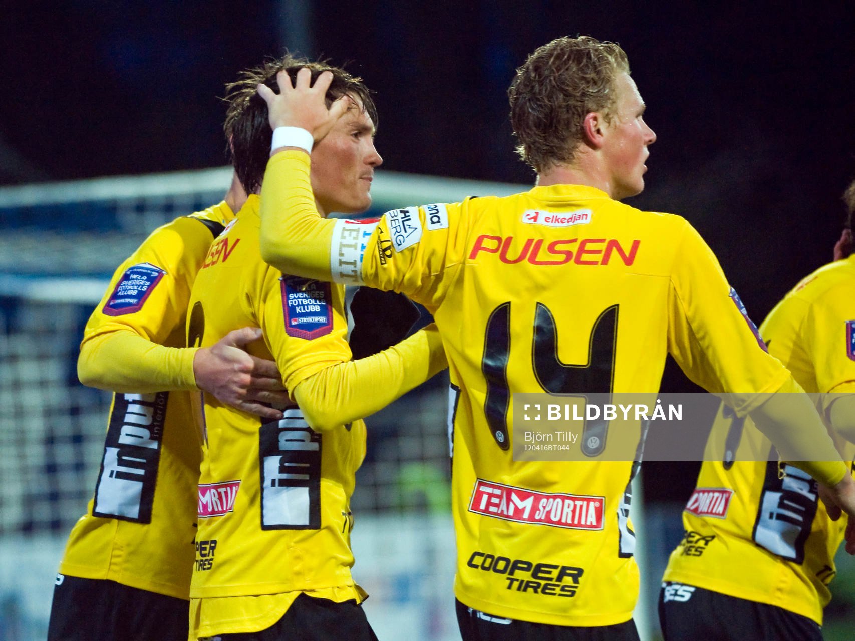 Lasse Nilsson och Oscar Hiljemark, Elfsborg, jubel