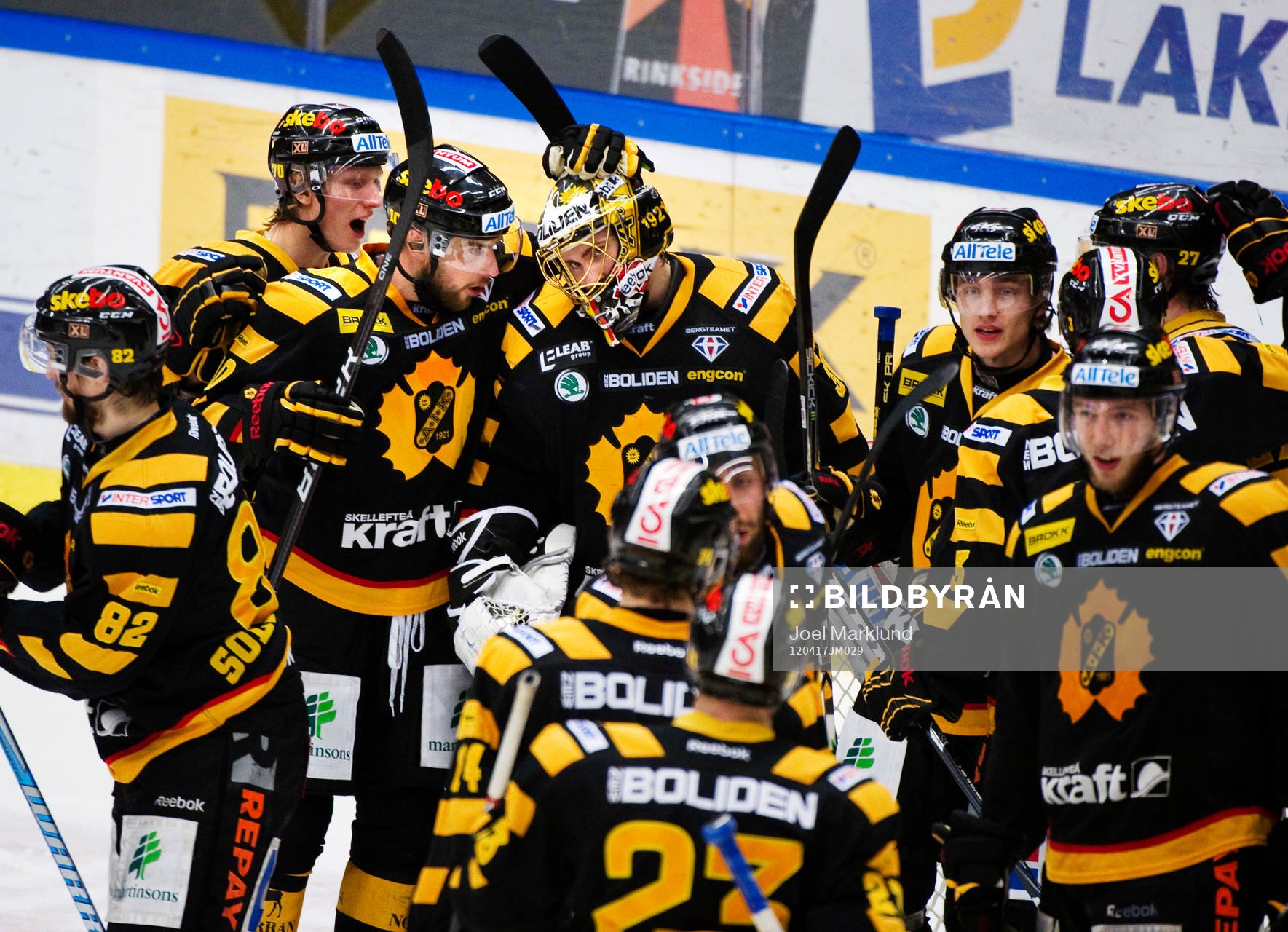 Joakim Lindström kramar om Joacim Eriksson, målvakt,