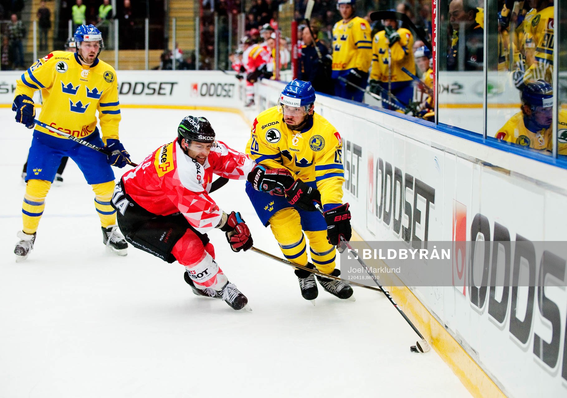 Benjamin Plüss, Schweiz, och Niklas Olausson, Sverige