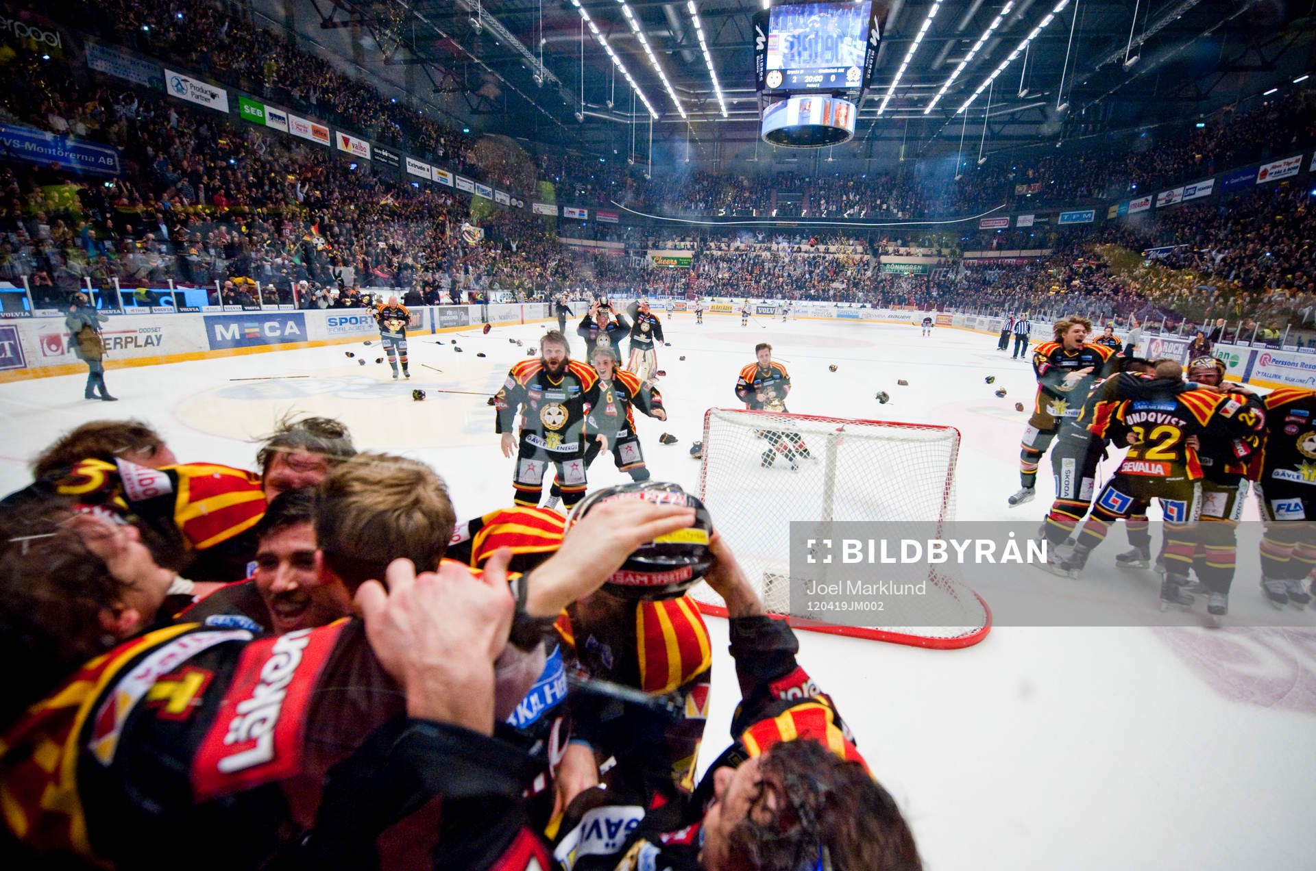Brynäs, Svenska Mästare 2012, SM-guld, guld, jubel,
