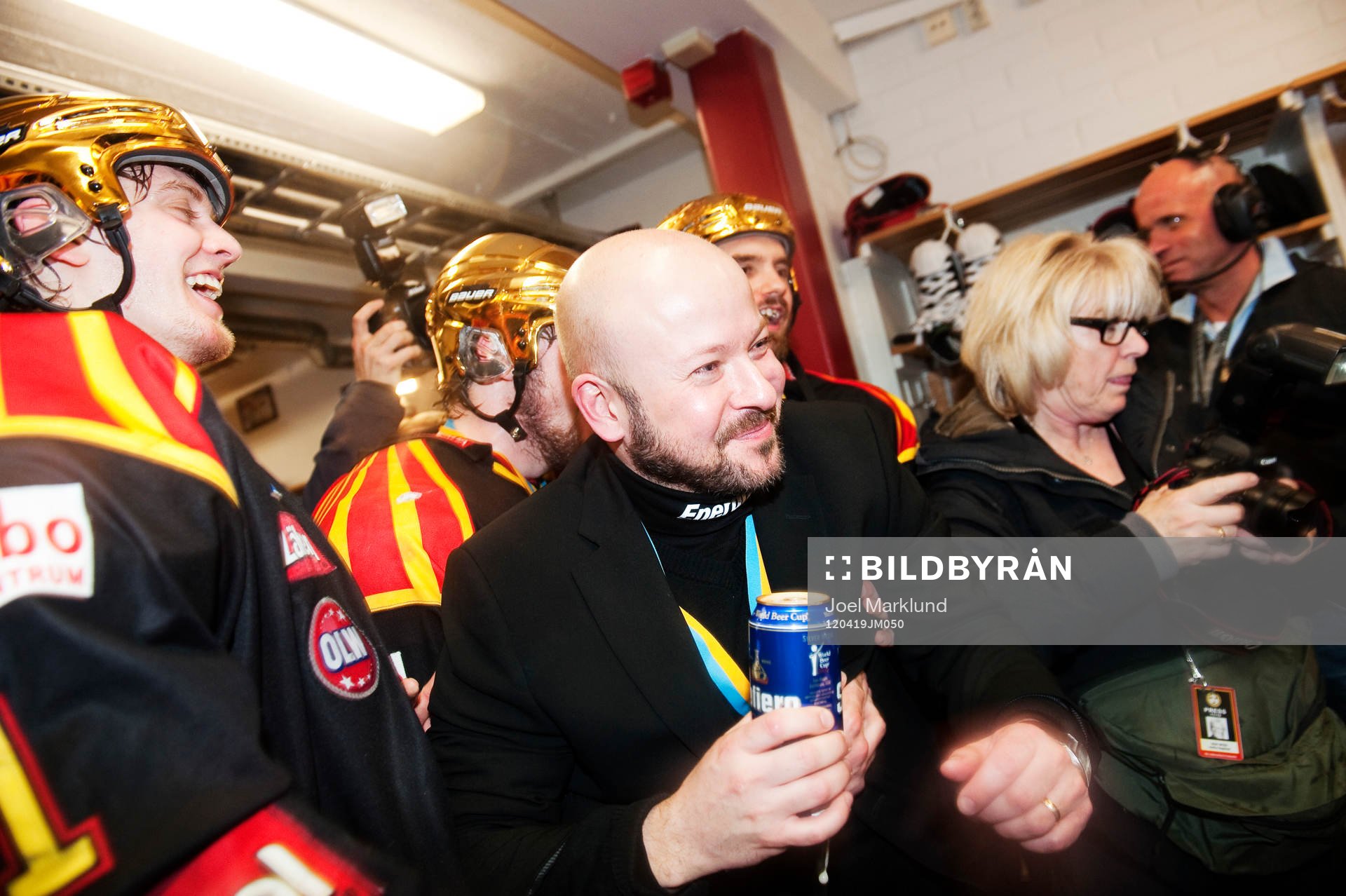 Tommy Jonsson, tränare, Brynäs. Svenska Mästare 2012,