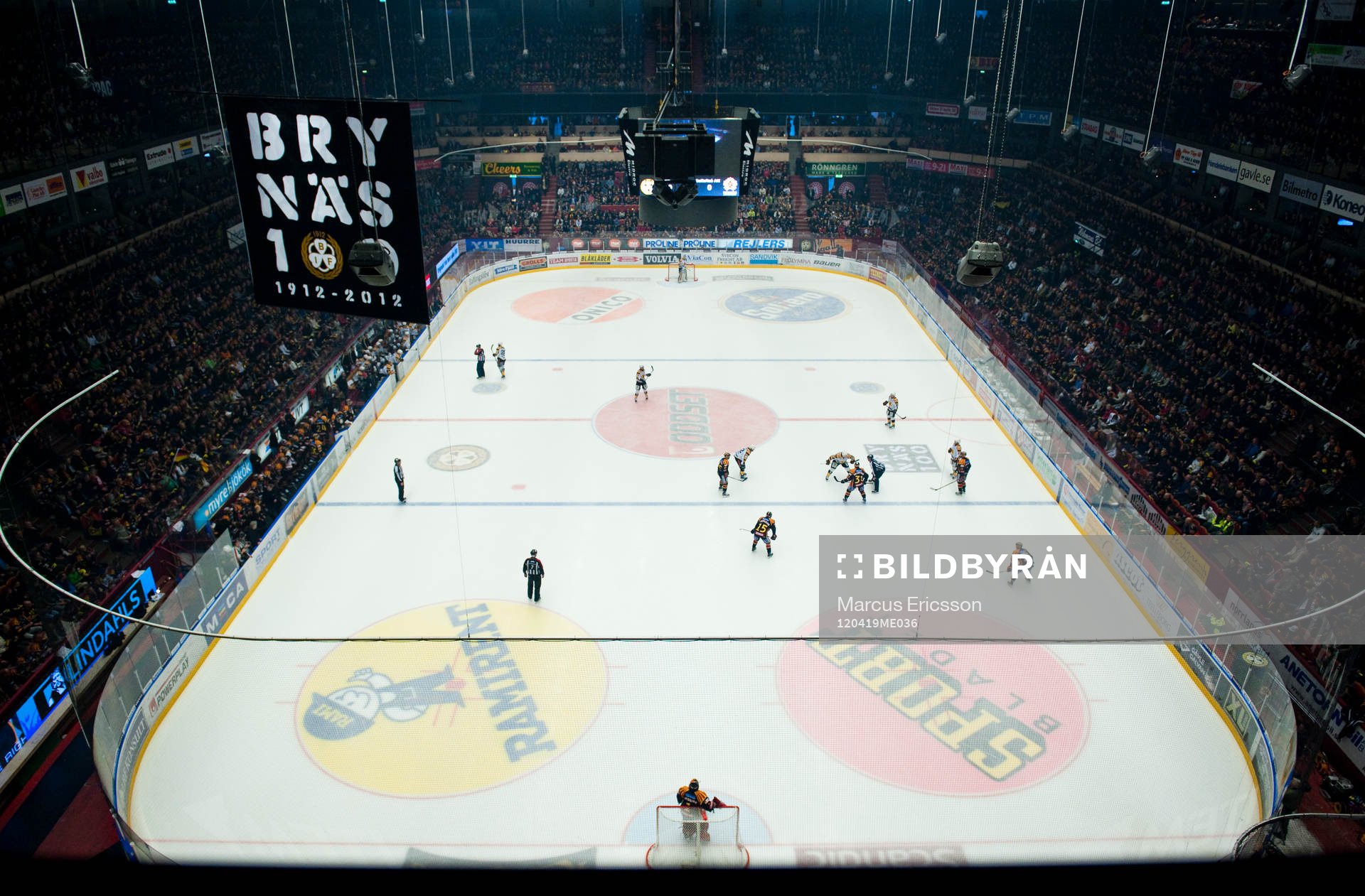 Brynäs, Svenska Mästare 2012. Översikt, interiör, rink,