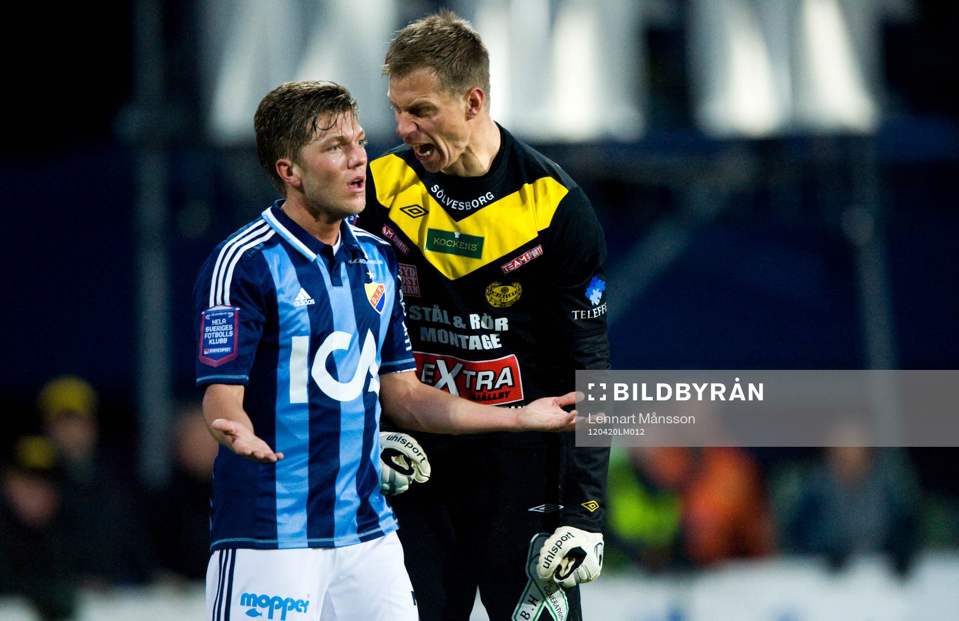 Mattias Asper, målvakt, Mjällby skäller ut Martin