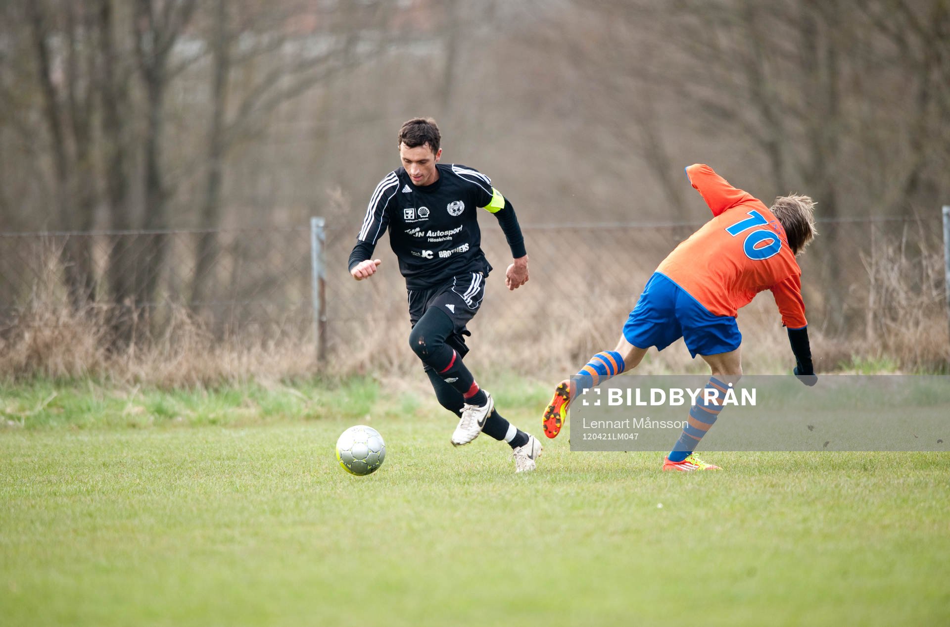 Besnik Dibrani, Ignaberga dribblar ifrån Rasmus Johansson,
