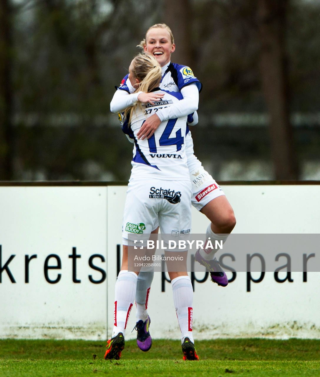   Annica Sjölund, Fridolina Rolfö, Jitex, jubel