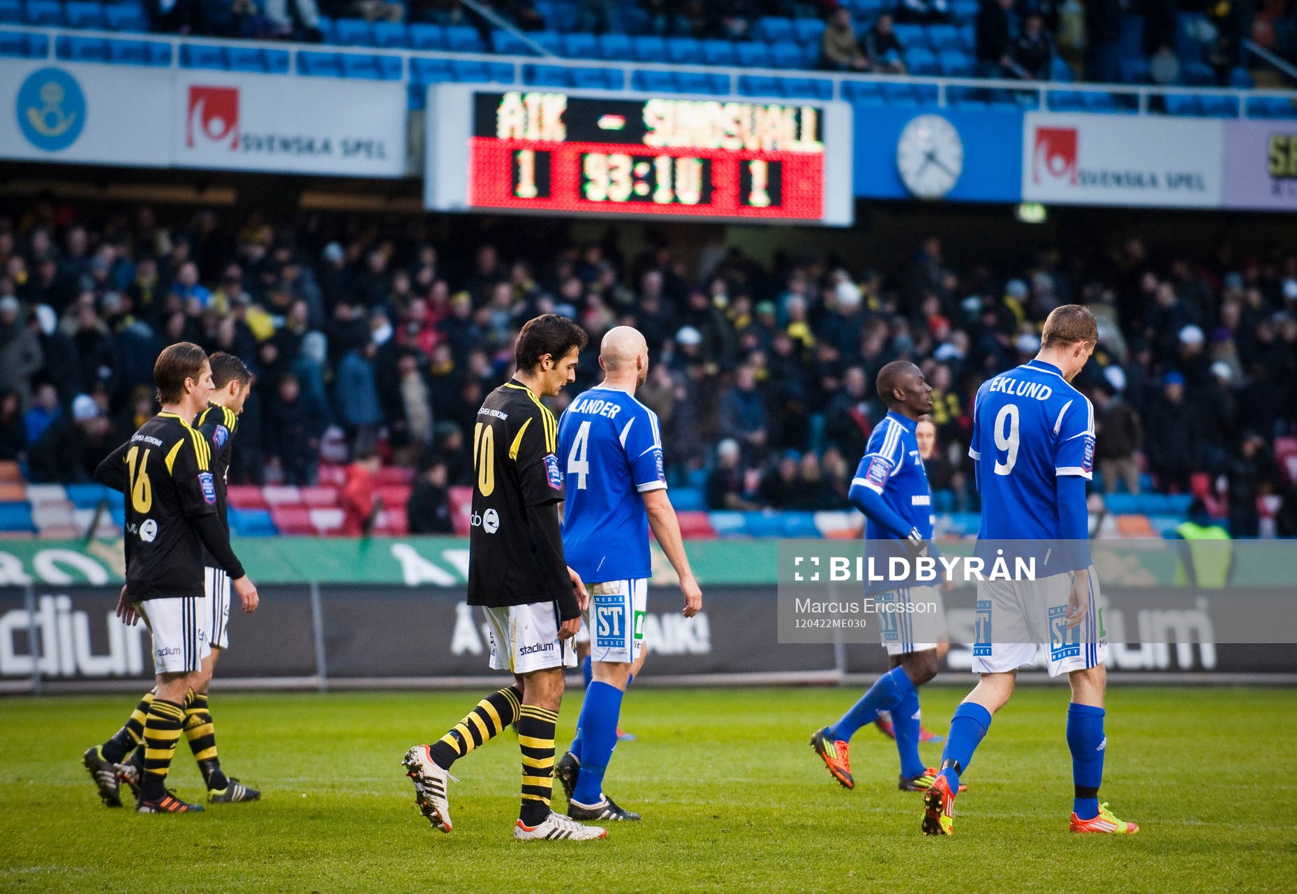 AIK och Sundsvall vandrar likgiltiga av planen