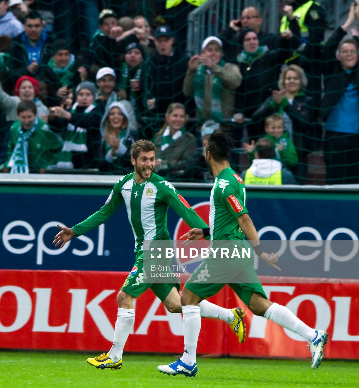 Christophe Lallet, Hammarby, jubel