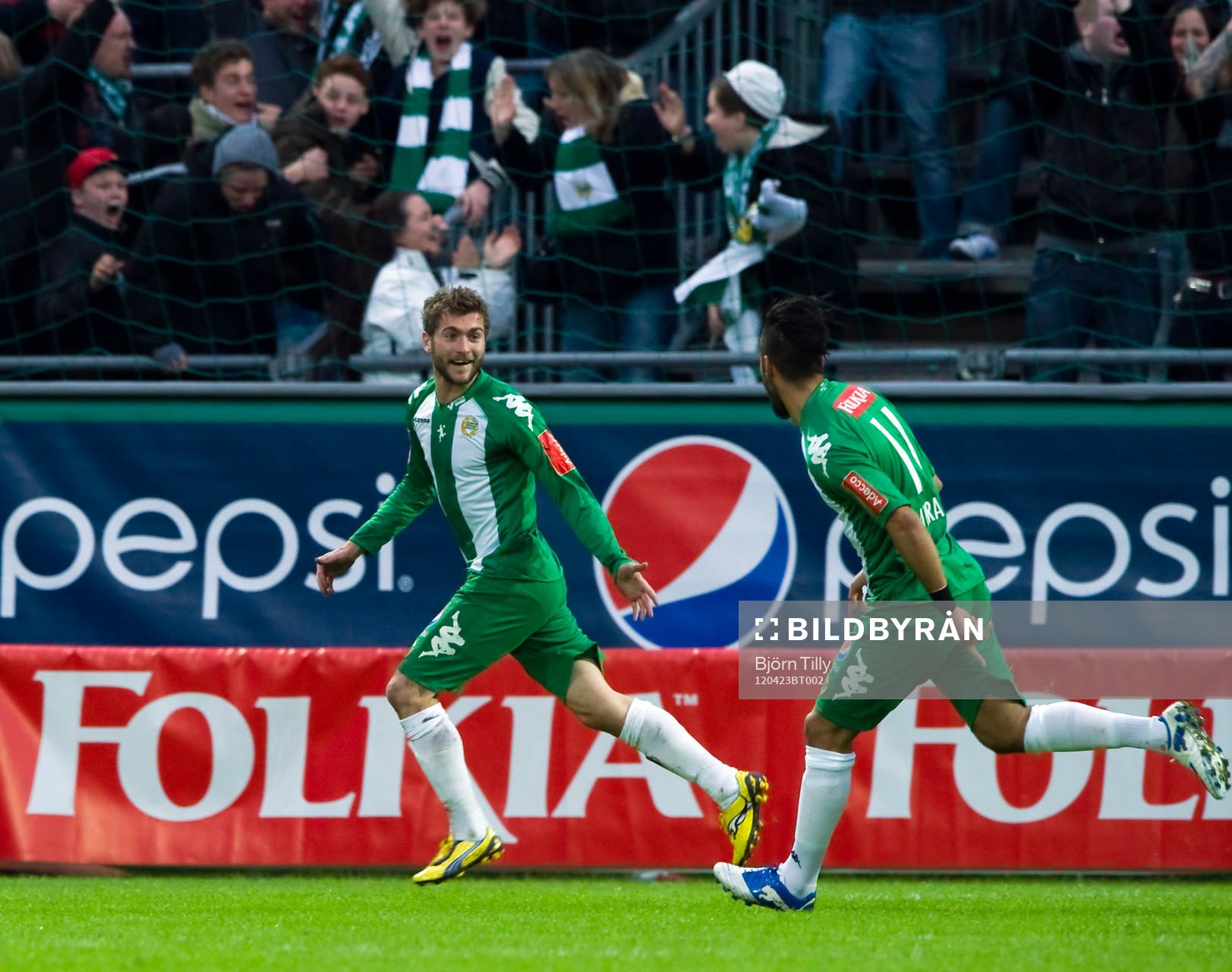 Christophe Lallet, Hammarby, jubel