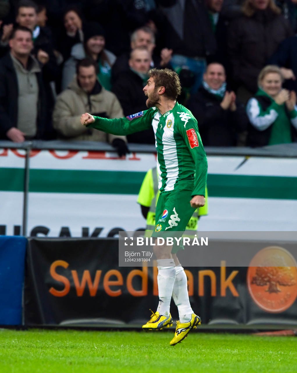Christophe Lallet, Hammarby, jubel