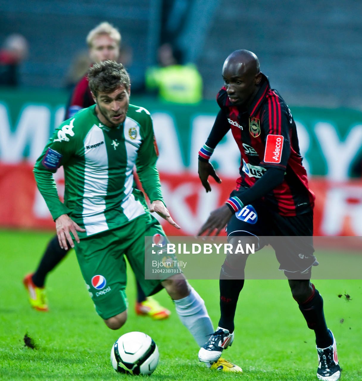 Christophe Lallet, Hammarby och Aziz Corr Nyang,