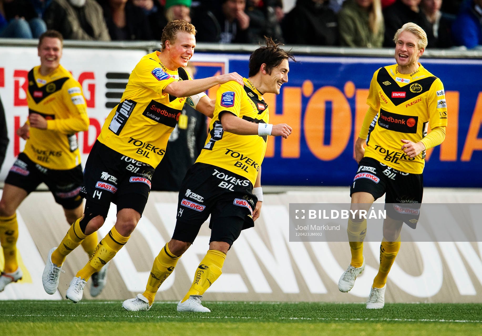 Oscar Hiljemark, Stefan Ishizaki och Johan Larsson,