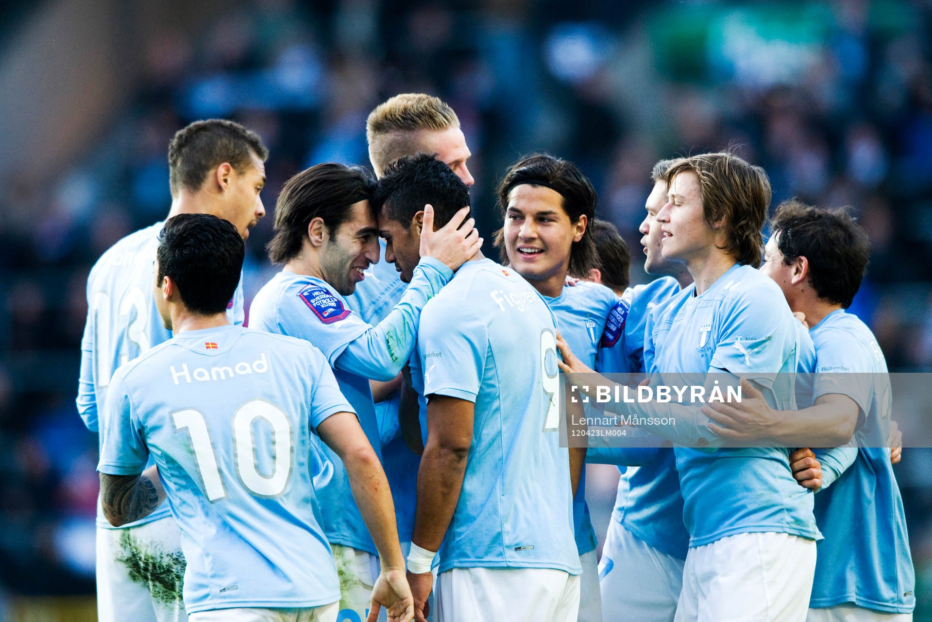 1-0 Wilton Figuieredo, Malmö. Jubel