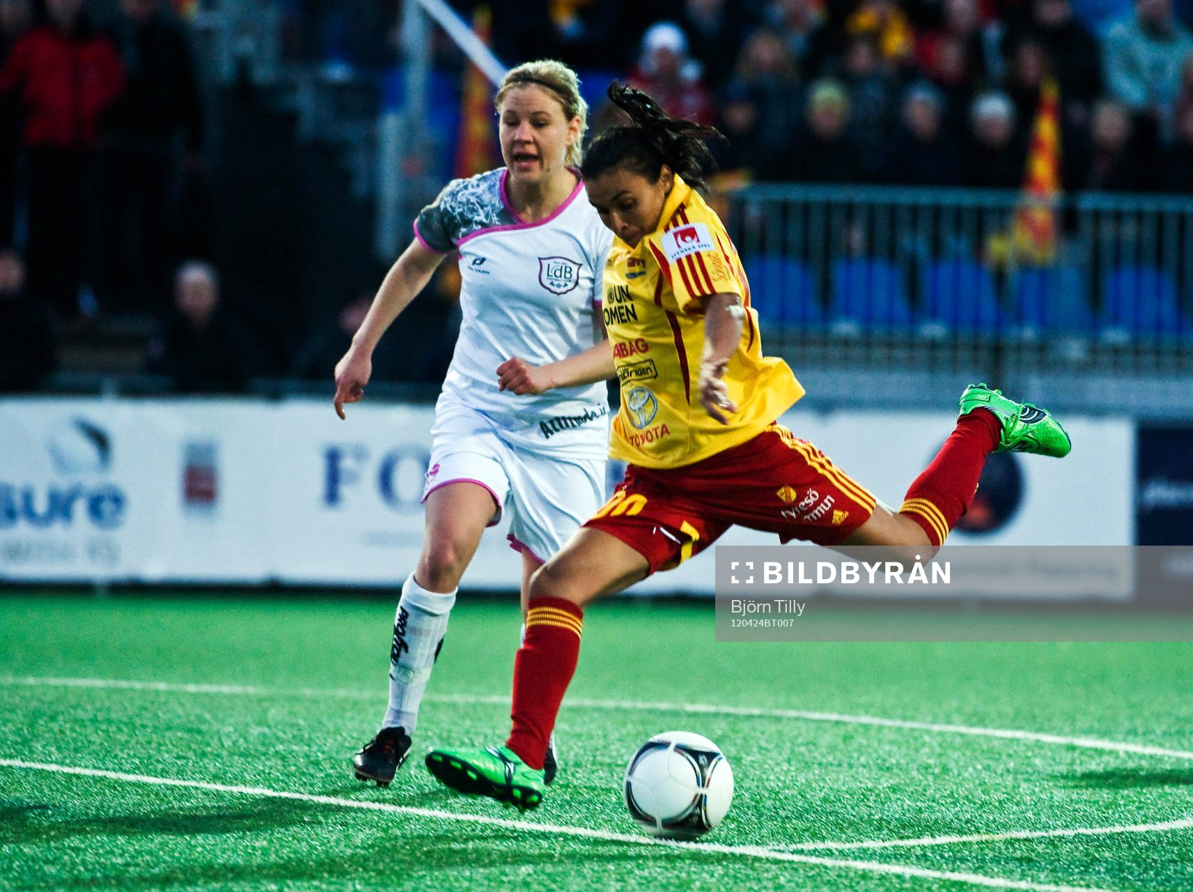 Marta Vieira da Silva, Tyresö på väg att göra 1-0