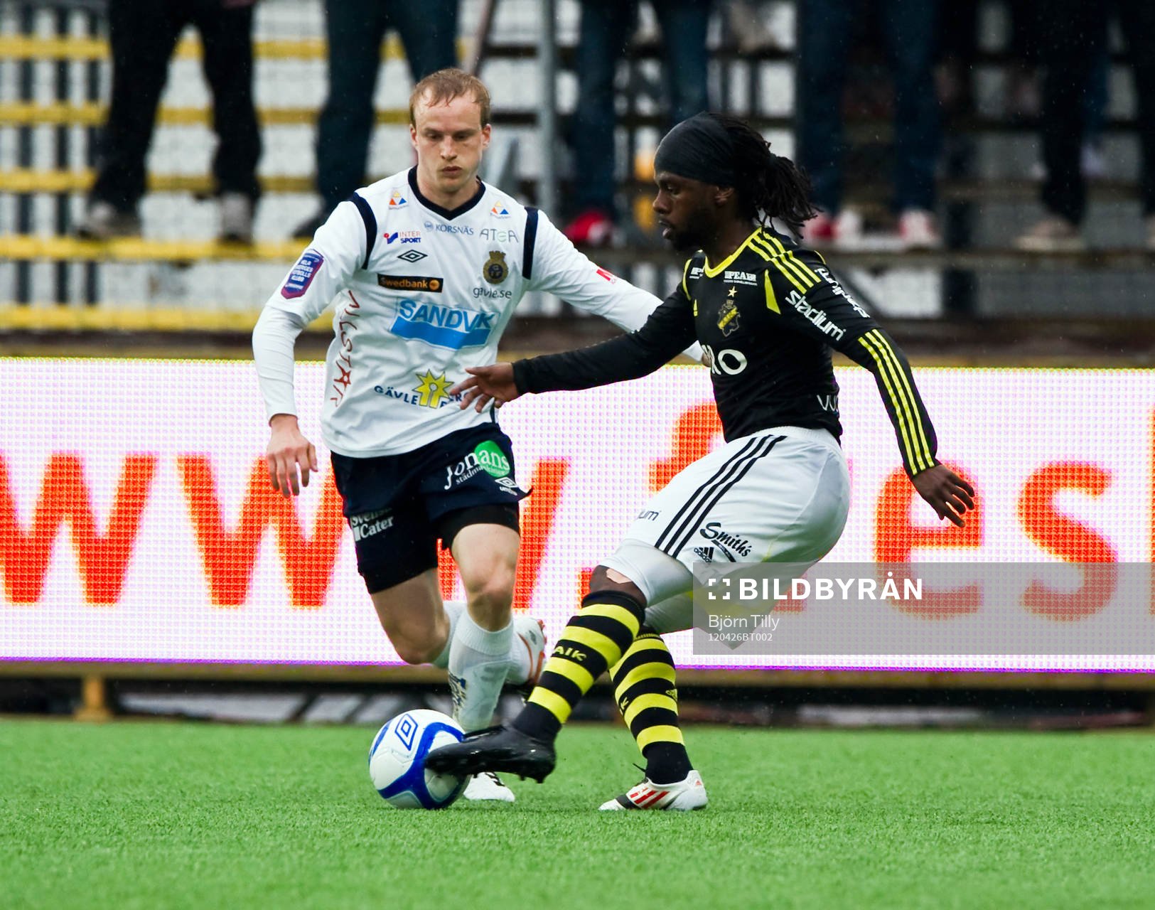 Pär Asp, Gefle och Martin Mutumba, AIK gjorde 0-1