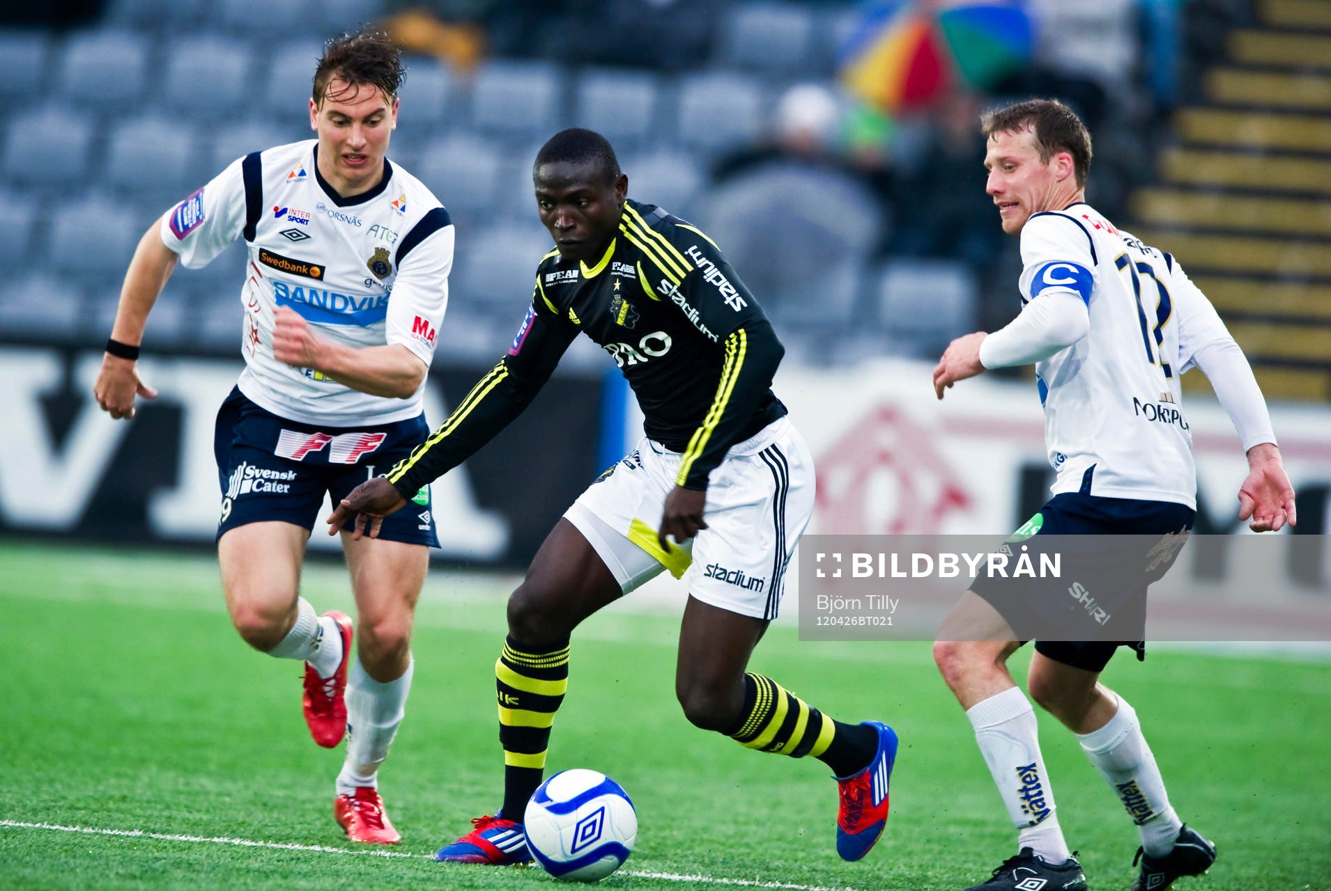 Marcus Hansson, Gefle och Alhassan Kamara, AIK och Daniel