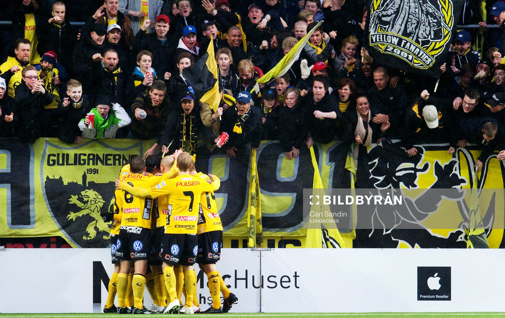  Elfsborg, jubel efter mål av Amadou Jawo, Elfsborg, 2-1