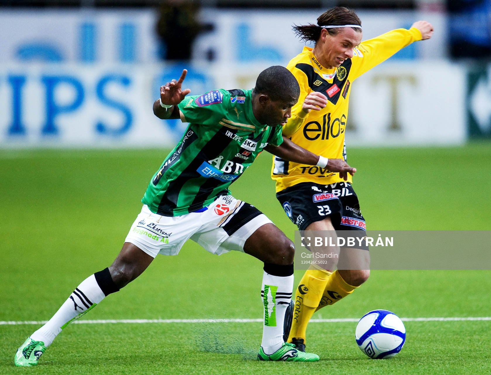  Eric Bassombeng, GAIS, Niklas Hult, Elfsborg.