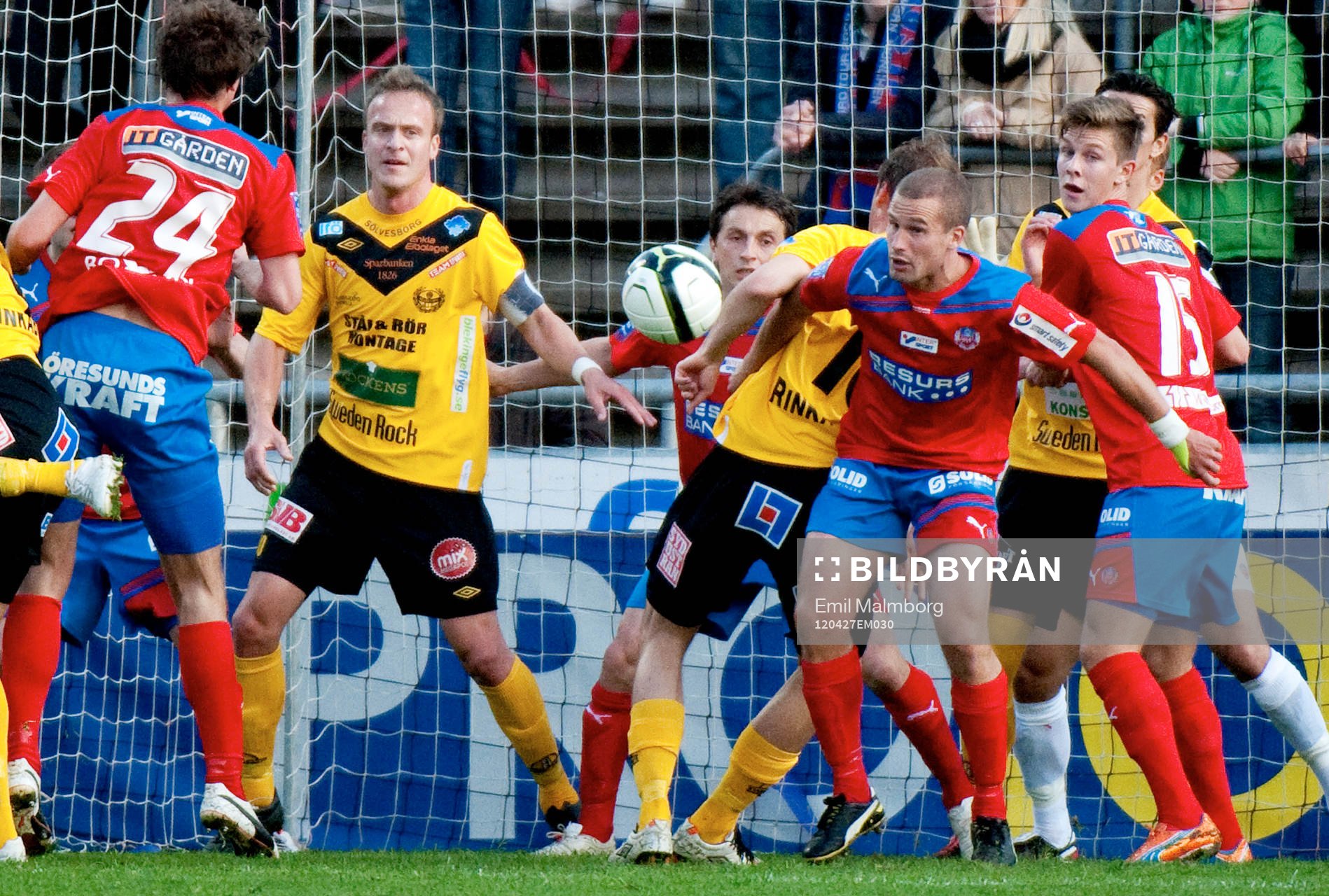 Emil Krafth, Helsingborg och Christoffer Andersson,