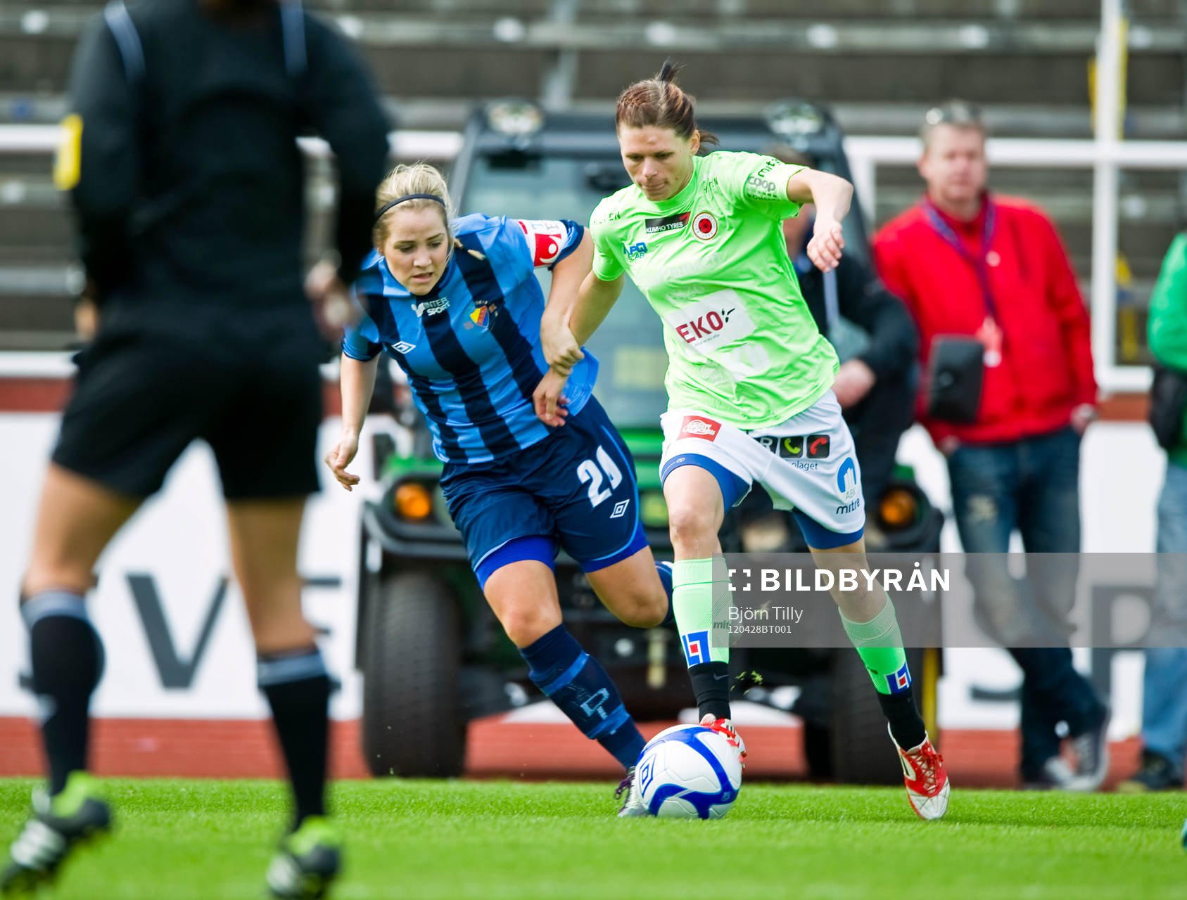 Irma Helin, Djurgården och Susanne Moberg, Kristianstad