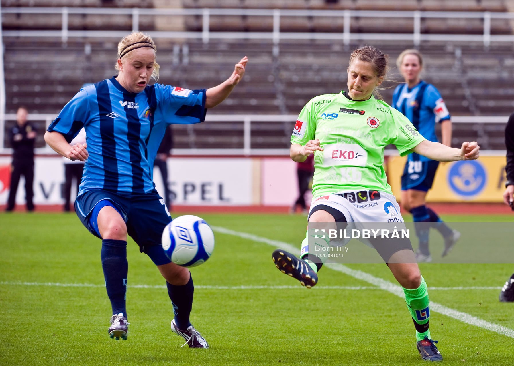 Irma Helin, Djurgården och Therese Björck, Kristianstad