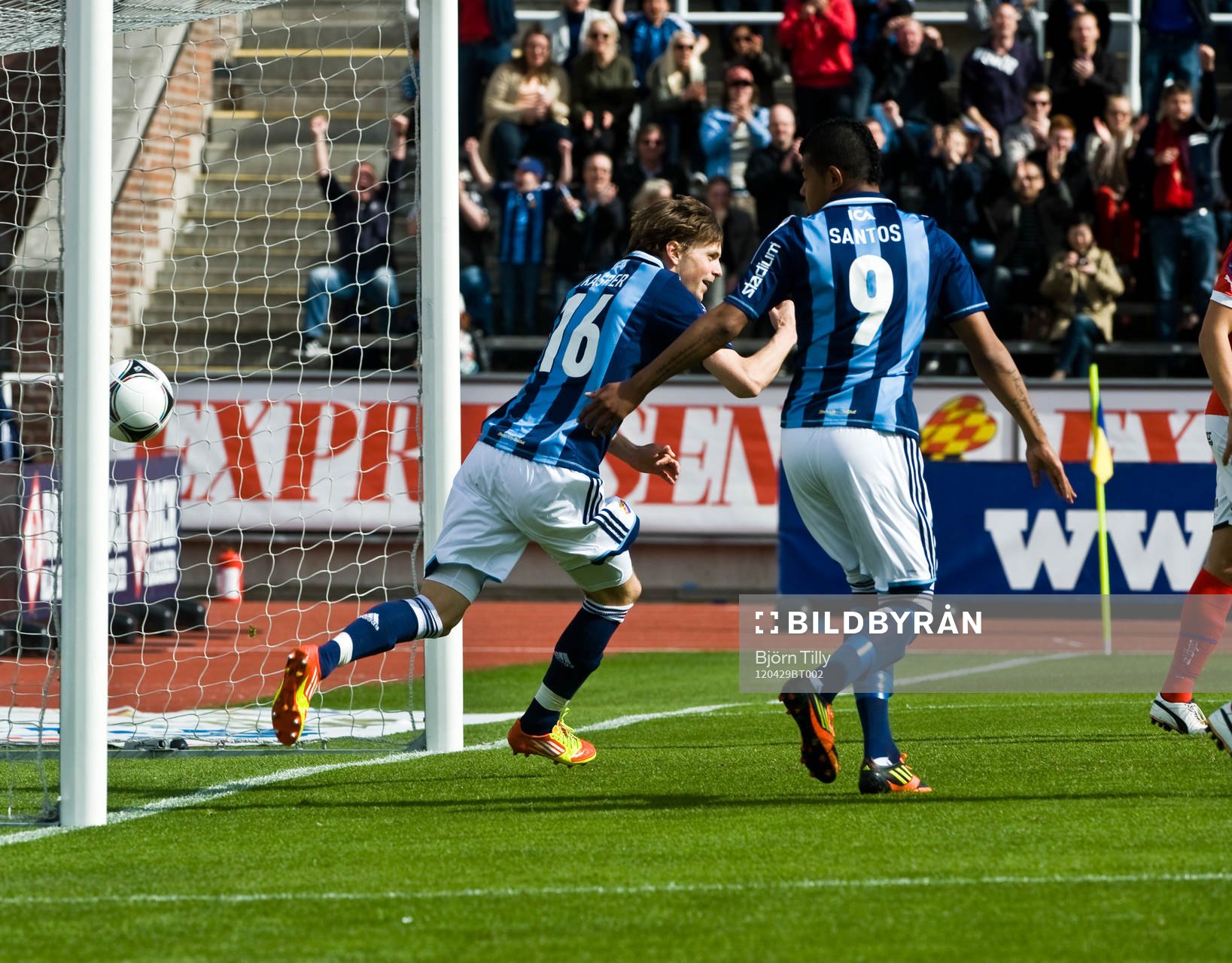  Kasper Hämäläinen, Djurgården efter 1-0.