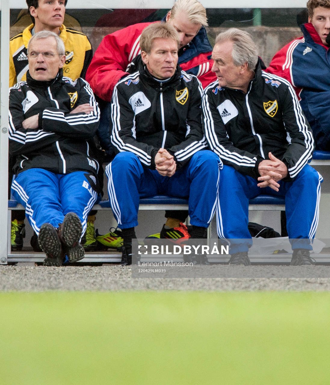 Björn Andersson, tränare, Benny Johansson,