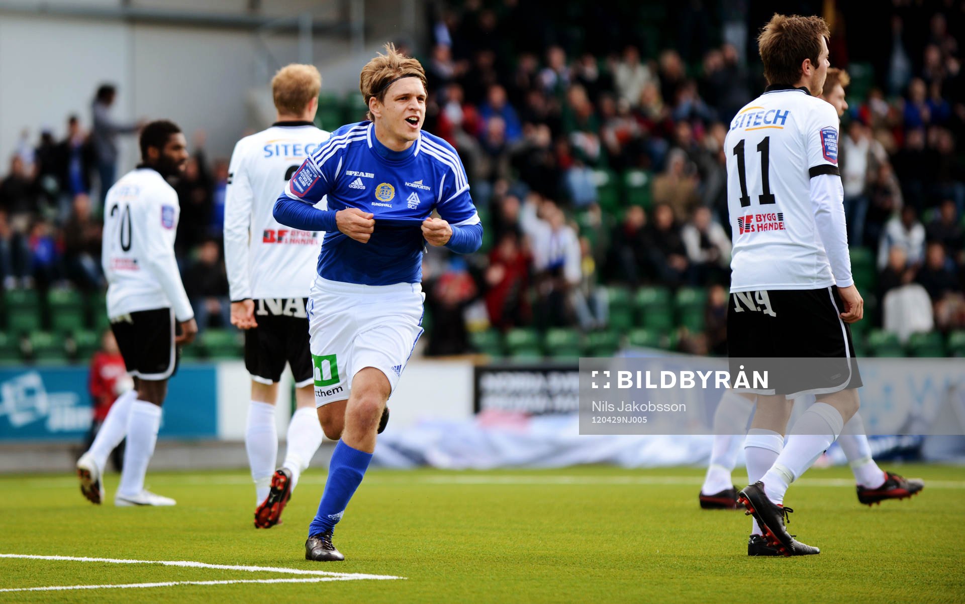 Fredrik Holster, GIF Sundsvall, jubel