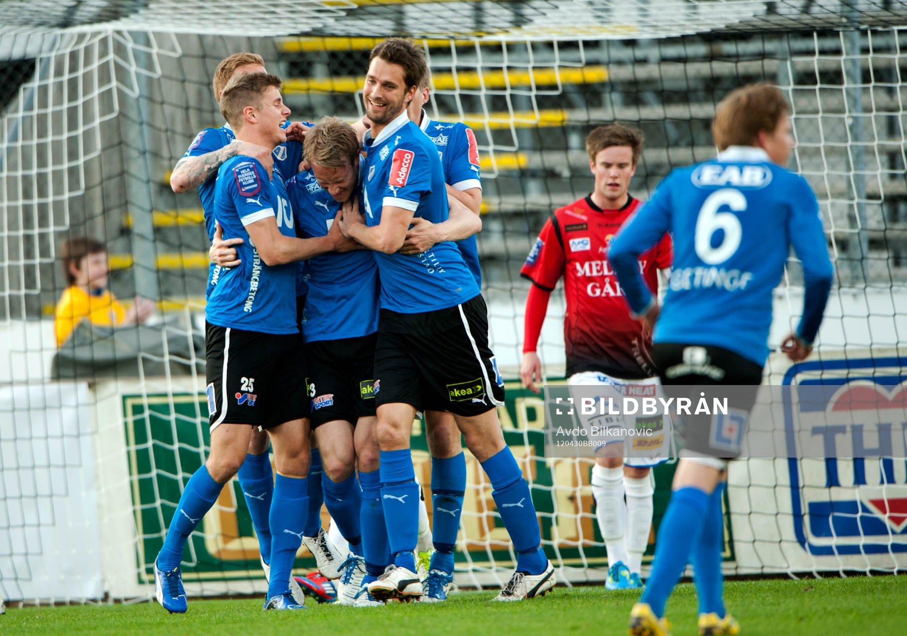 Johnny Lundberg, Halmstad, jubel