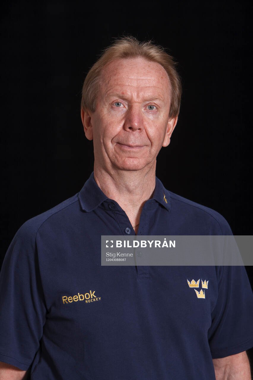 Physio Thomas Carlsson of Sweden poses for a portrait